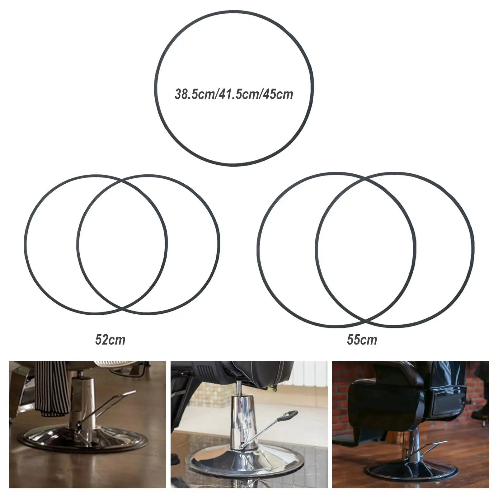 Bar Chair Chassis Base Non Slip Disc Rubber Ring Barstool Floor Protection