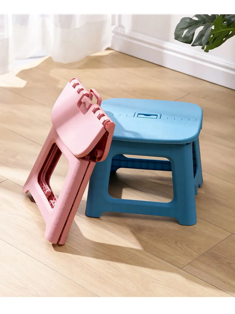 Japanese-style Portable Household Folding Stool Kids Child Plastic Stool Outdoor Camping Fishing Stool