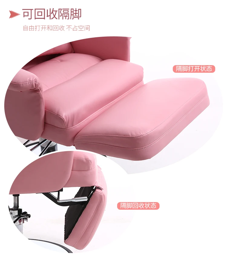 Hydraulic Lifting Beauty Eyelash Computer Barber Chairs Swivel Hairdressing Chair Pedicure Backrest Cadeira Commercial Furniture
