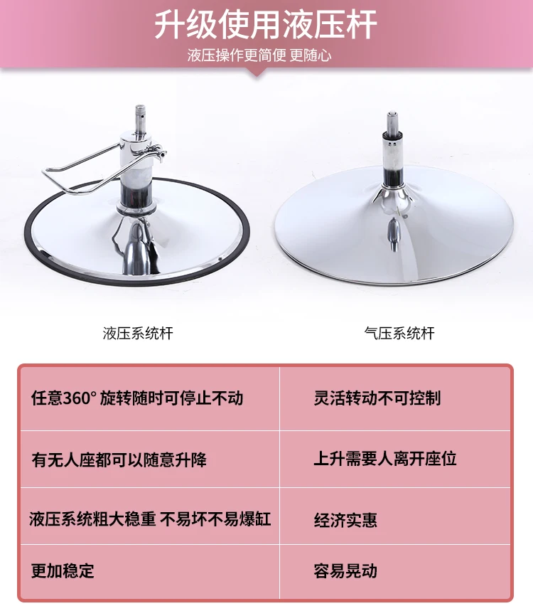 Hydraulic Lifting Beauty Eyelash Computer Barber Chairs Swivel Hairdressing Chair Pedicure Backrest Cadeira Commercial Furniture
