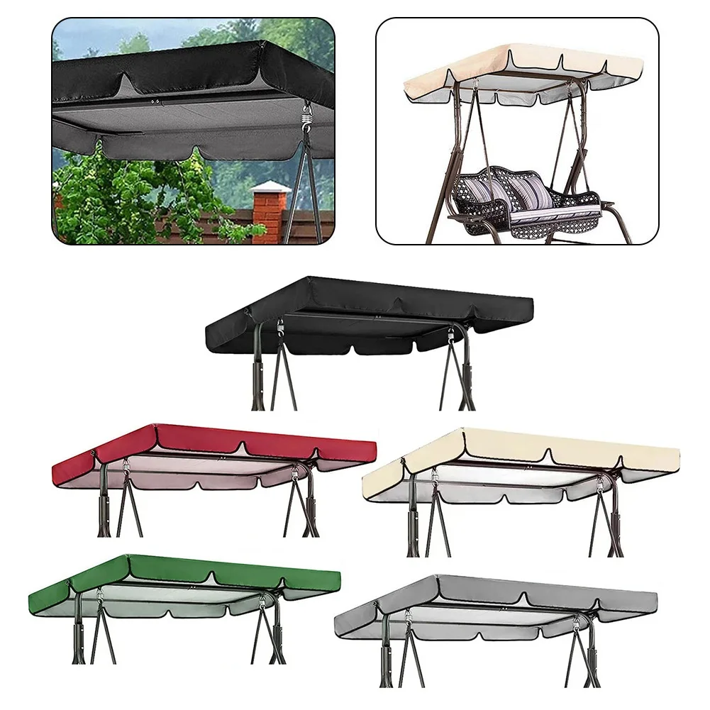 Outdoor Swing Chair Canopy Courtyard Waterproof Swing Garden Patio Furniture Dust Cover Dustproof Swing Sunshade