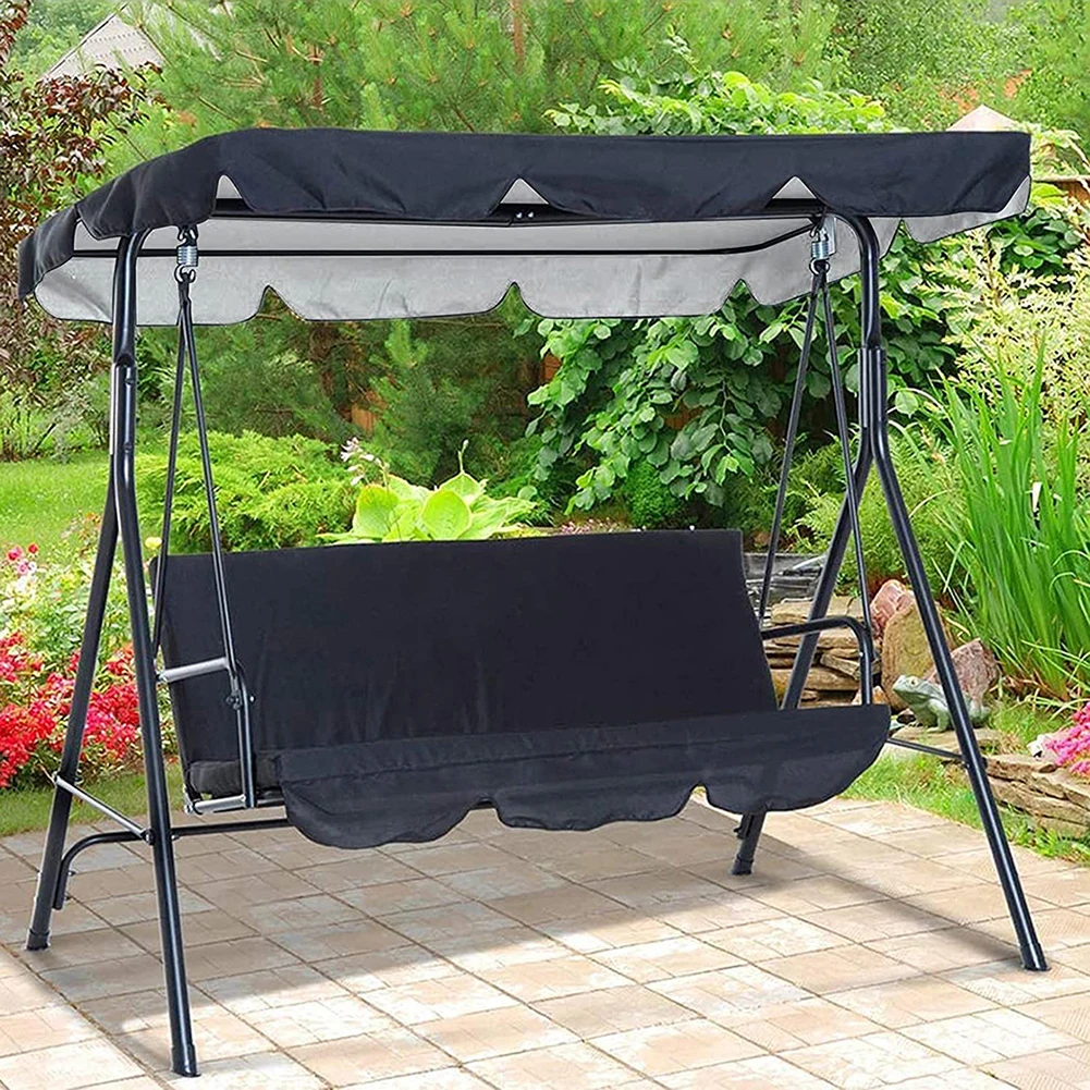 Outdoor Swing Chair Canopy Courtyard Waterproof Swing Garden Patio Furniture Dust Cover Dustproof Swing Sunshade