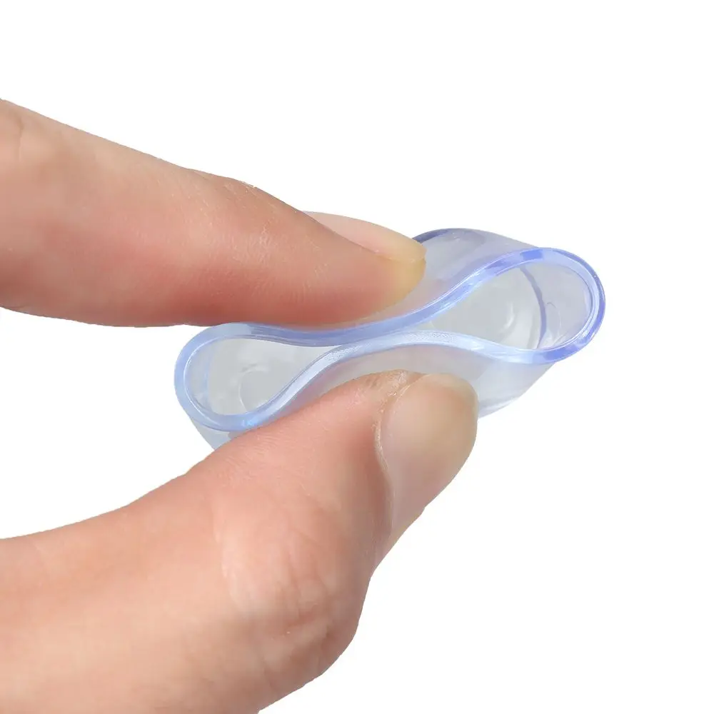 4Pcs New Oval Shape Chair Leg Caps Furniture Feet Silicone Pads Non-Slip Covers Floor Protectors Cups Socks Furniture Accessory