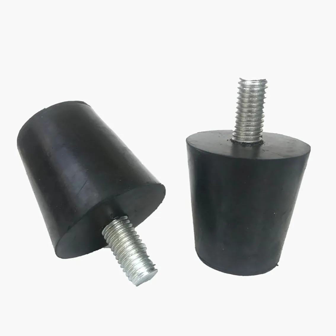 1-10Pcs M6 M8 M10 Black Rubber Adjustable Feet Pad Screw Chairs Furniture Leg Table Leveling Feet Pad Screw Anti-skid