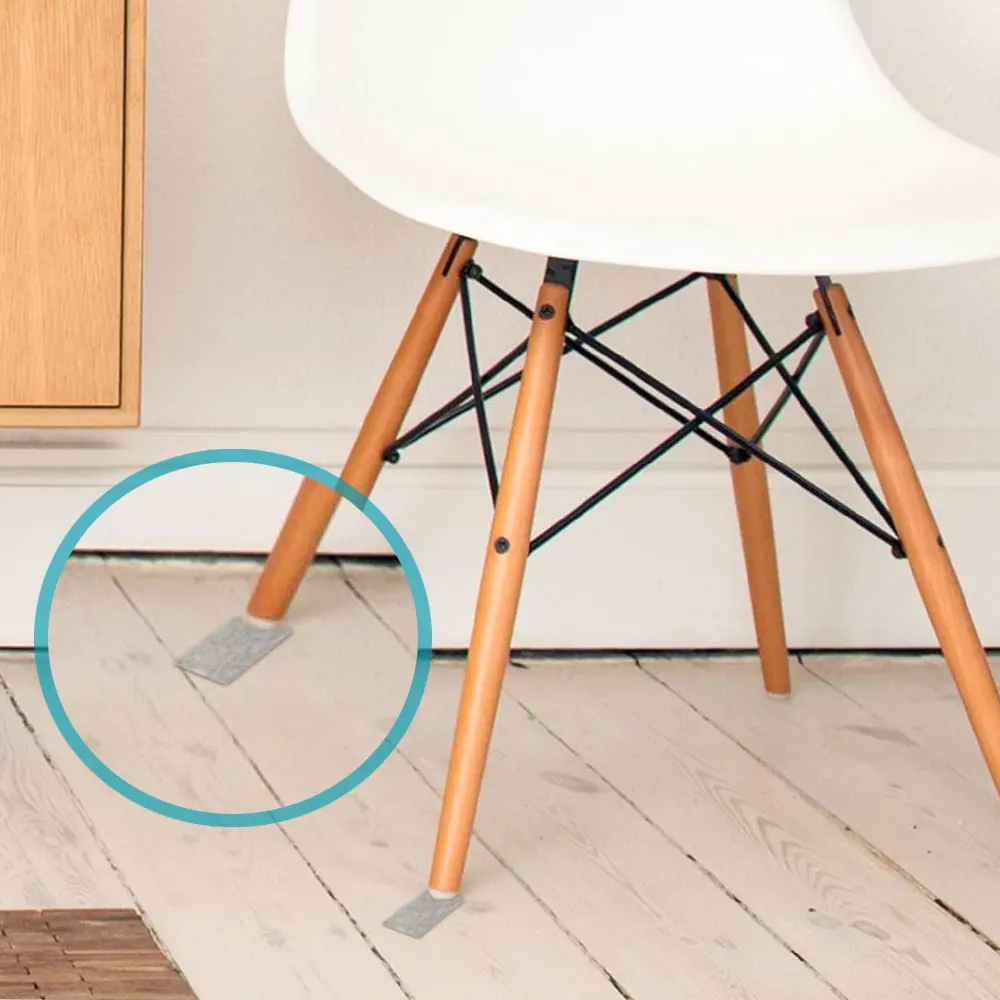 Felt Table Chair Leg Protection Self-adhesive Thickening Felt Foot Pad Cover Shock Absorber Mute Mat Protective Floor Sofa Pad