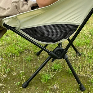 Detachable Portable Folding Moon Chair Outdoor Camping Chairs Beach Fishing Chair Ultralight Travel Hiking Picnic Seat Tools