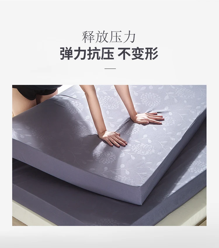 High Density Sponge Mattress Hard Pad Heavy Body 50D Thickened 1.5m/1.8m Memory Cotton Soft Cushion Single Double Mats