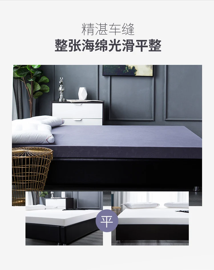 High Density Sponge Mattress Hard Pad Heavy Body 50D Thickened 1.5m/1.8m Memory Cotton Soft Cushion Single Double Mats