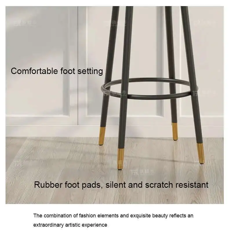 Feature Modern Bar Chairs Nordic Living Room Stool Outdoor Luxury Bar Chairs Kitchen Design High Barkrukken Furniture SR50BC