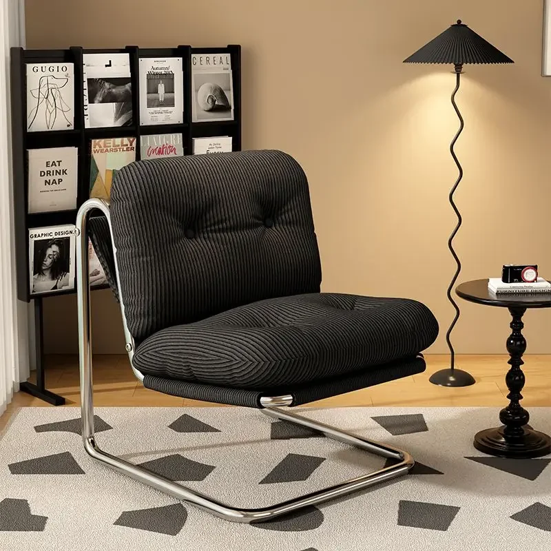 Modern Accent Chair, Mid-Century Style Lounge Chair with Metal Frame , Stylish Leisure Chair for Living Room, Bedroom