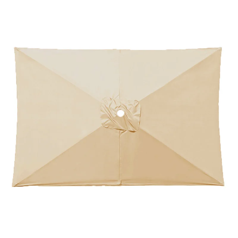 Outdoor Garden Parasol Large Umbrella Cover Beach Umbrella Sun Shade Waterproof Replacement Cover Sun Protection Without Frame