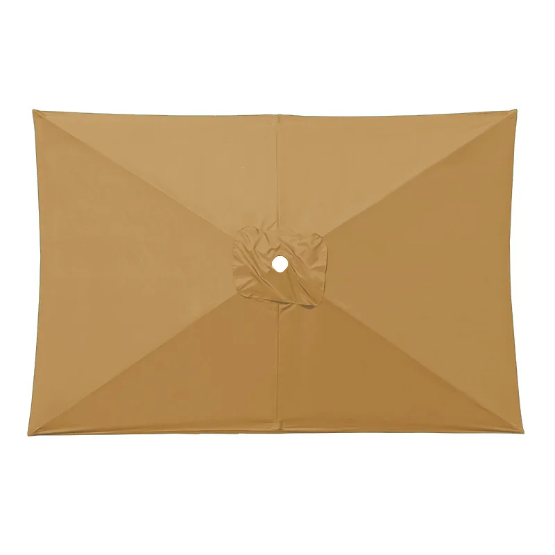 Outdoor Garden Parasol Large Umbrella Cover Beach Umbrella Sun Shade Waterproof Replacement Cover Sun Protection Without Frame