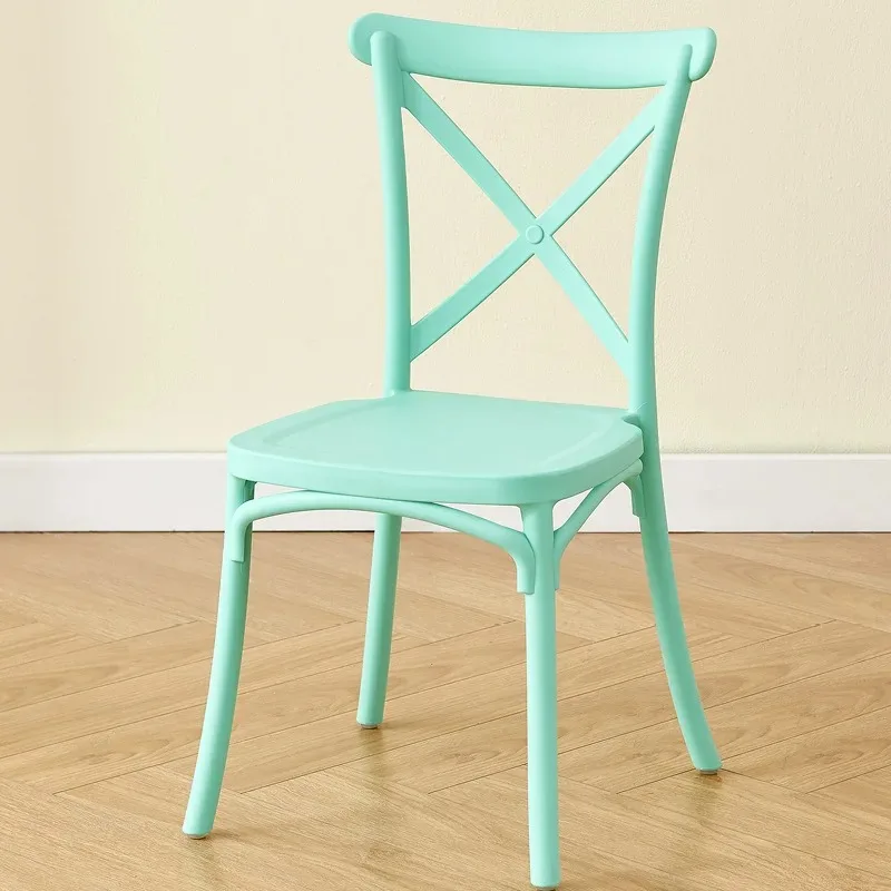 5PCS Children's Windsor Plastic Chair Home Dining Outdoor Party Living Room Plastic Back Stool Universal Design