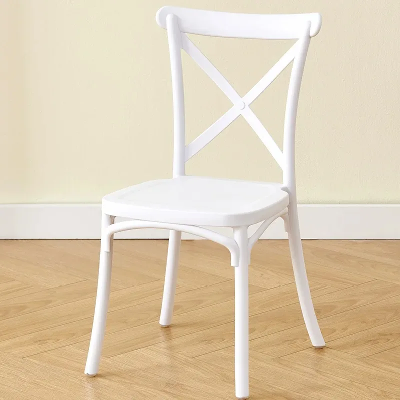 5PCS Children's Windsor Plastic Chair Home Dining Outdoor Party Living Room Plastic Back Stool Universal Design
