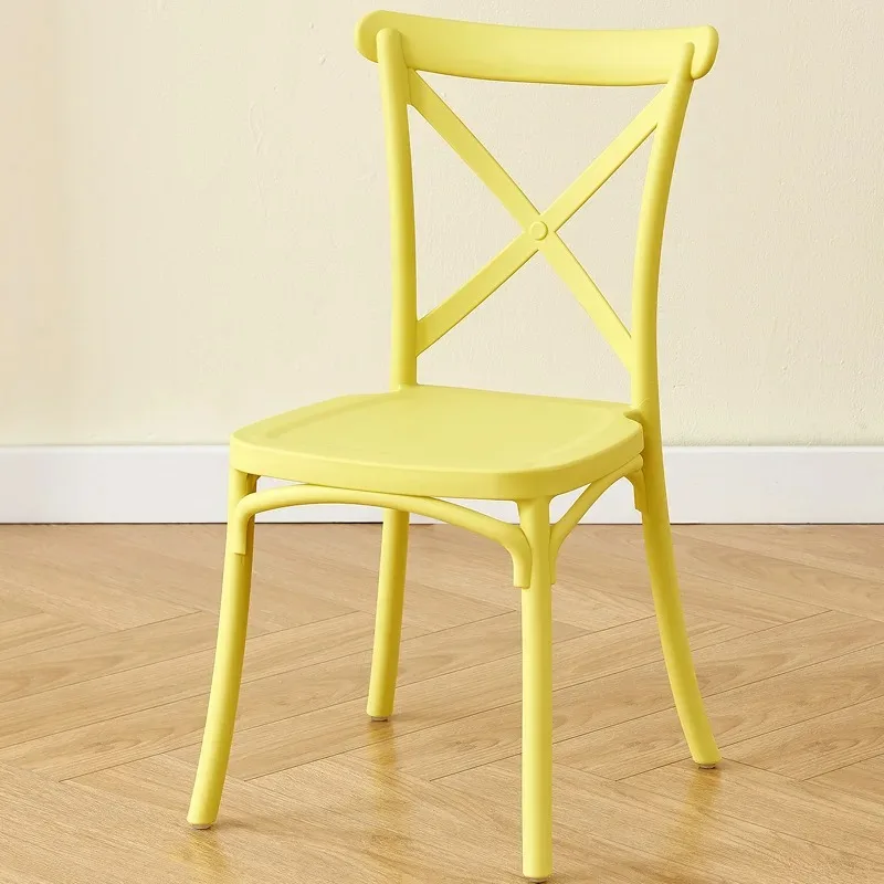 5PCS Children's Windsor Plastic Chair Home Dining Outdoor Party Living Room Plastic Back Stool Universal Design