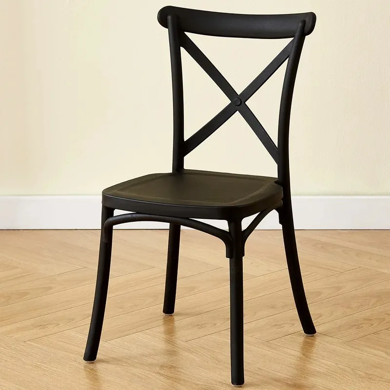5PCS Children's Windsor Plastic Chair Home Dining Outdoor Party Living Room Plastic Back Stool Universal Design