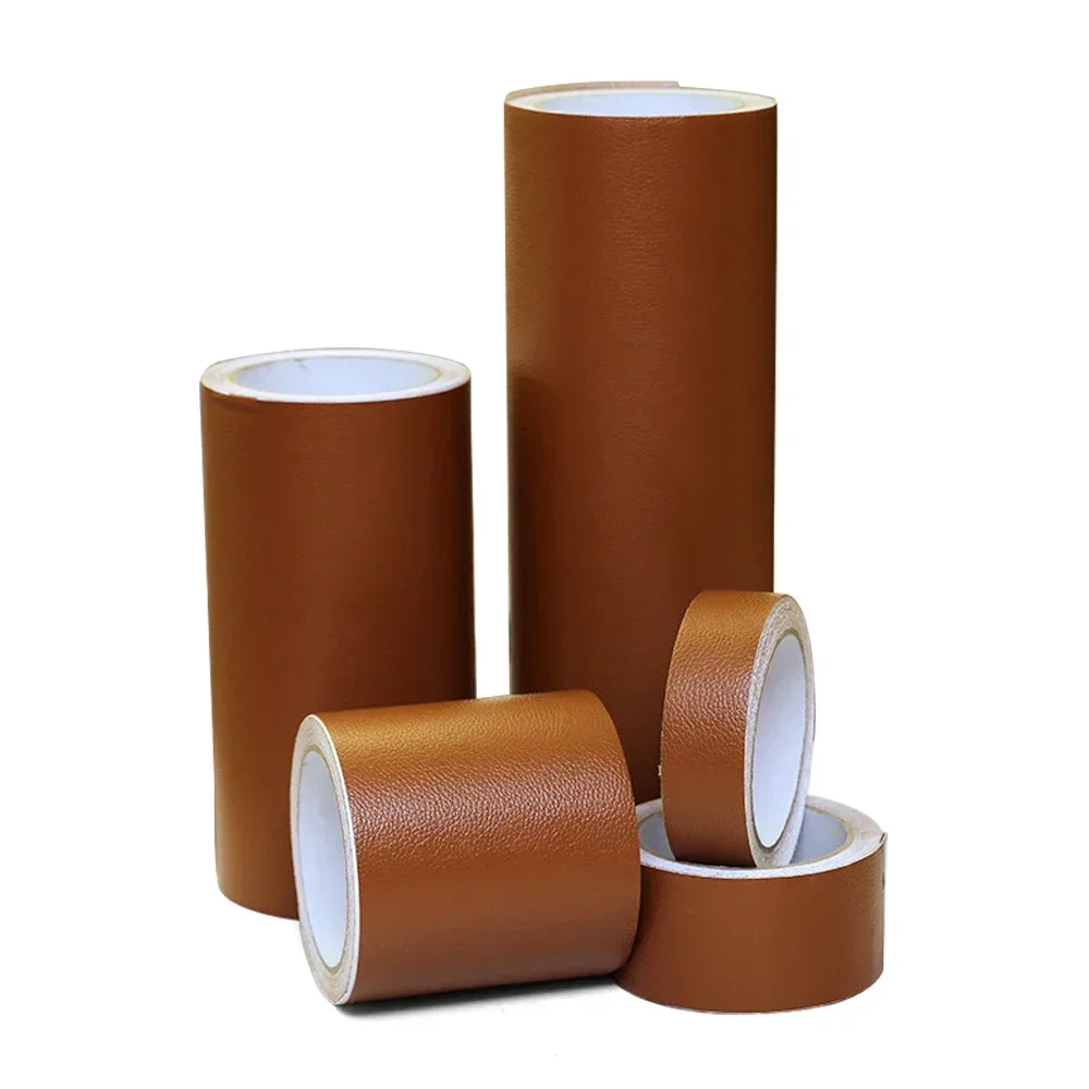 Leather Repair Tape Self Adhesive Waterproof DIY PU Leather Patches for Furniture Cushion Chair Sofa Car Seat Scooter Motorcycle