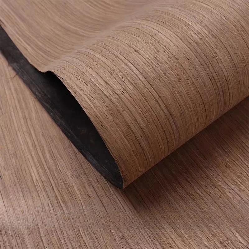 L:2.5Meters Width:58cm T:0.2mm Veneers For Wooden Doors Wood Veneer White Oak And Black Walnut Veneer Furniture