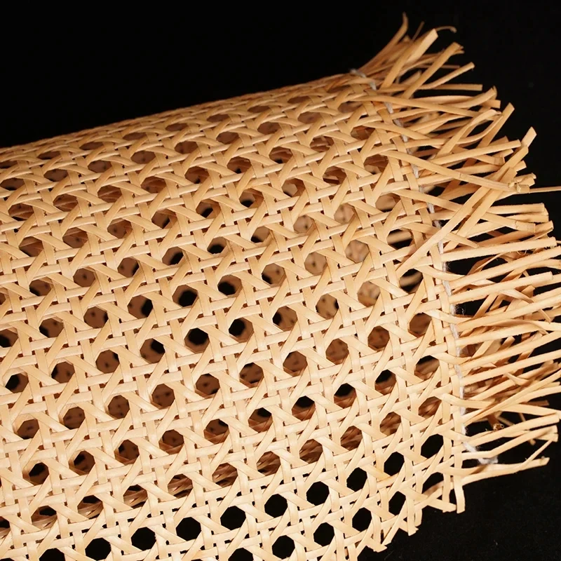 40-55cm Width 100-500cm Length Plastic Octagonal Rattan Roll Furniture Chair Table Cabinet Door DIY Making Material Repair Tools