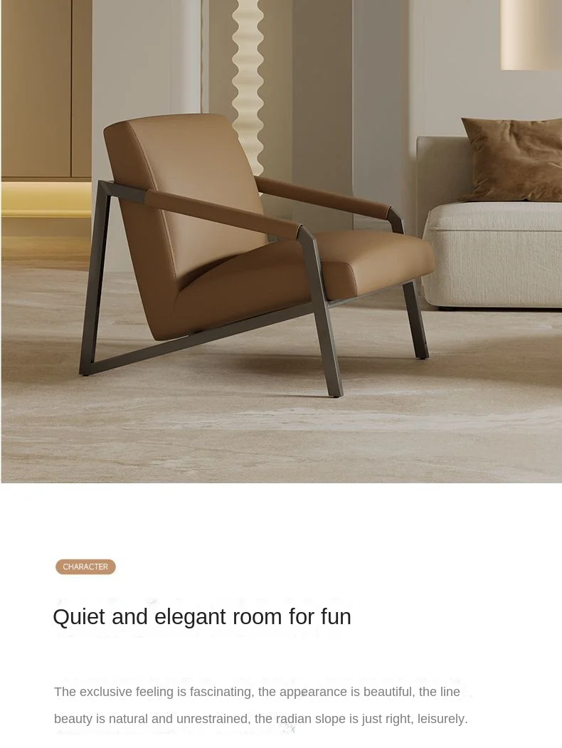 MOMO Scandinavian Single Lazy Sofa Balcony Living Room Bedroom Leisure Luxury Cream Style Italian Latest Models Chaise Longue