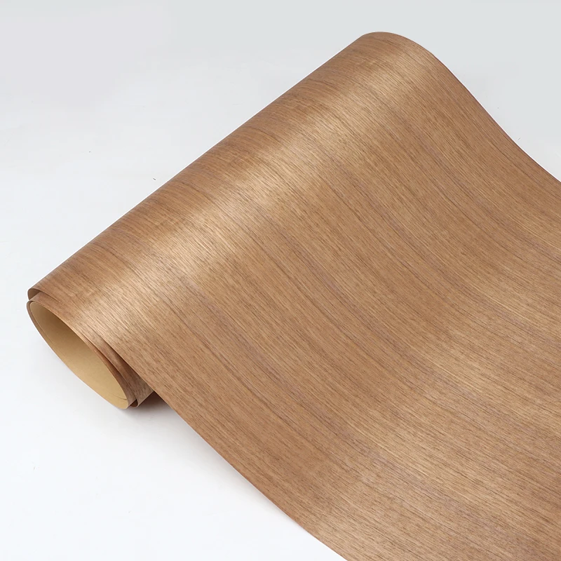 Self-adhesive Natural Wood Veneer Black Walnut for Furniture DIY Cupboard Door Repair, Furniture Veneer 55*250cm（W*L）
