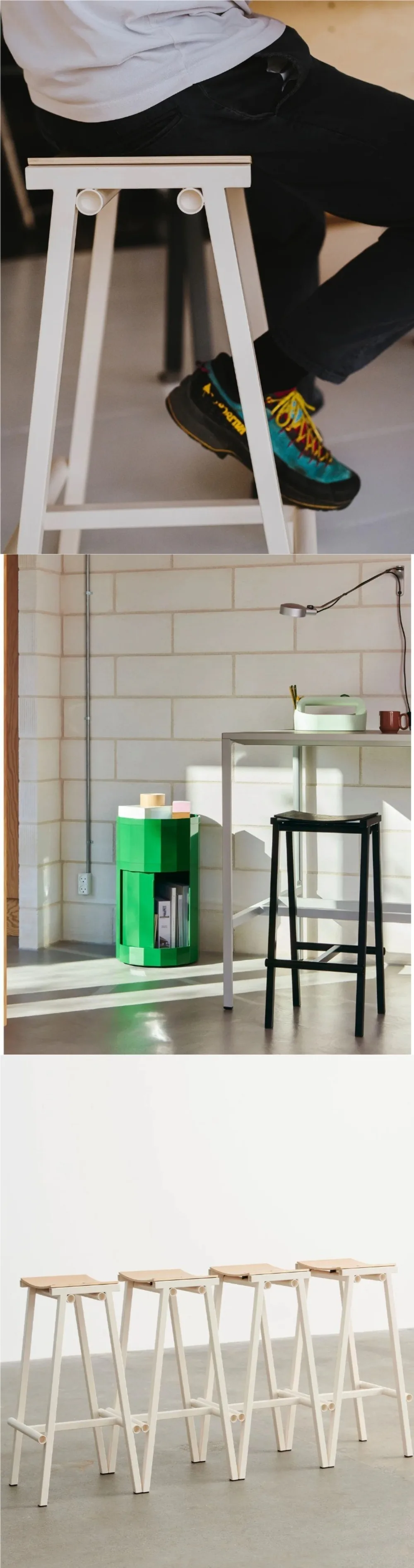 Nordic Colorful Bar Chairs for Kitchen 65/75cm High Stable Load-bearing Modern Luxury High Kitchen Stools Sturdy Bar Furniture