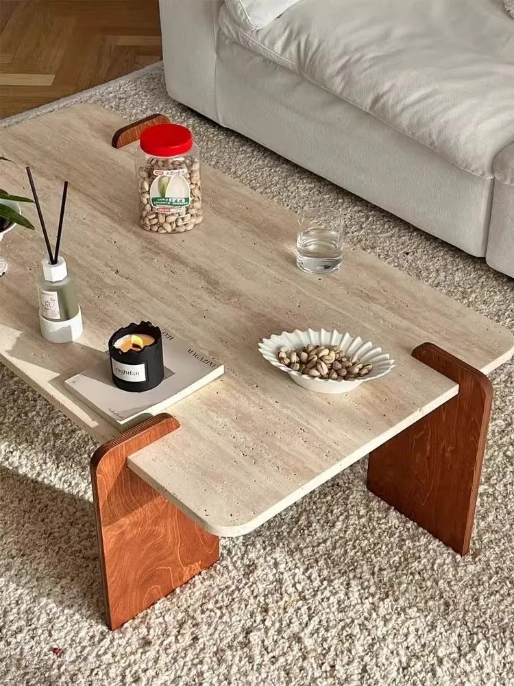 Nordic Coffee Table Wooden Center Tables Simple Modern Tea Table Multifunctional Luxury Living Room Tables Interior Furniture