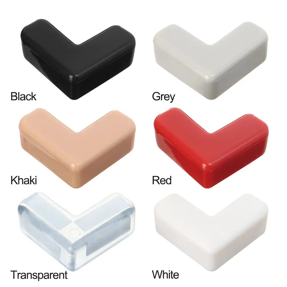 4Pcs Soft Safety Desk Anticollision Strip Table Corner Protector Edge Protection Corner Guards