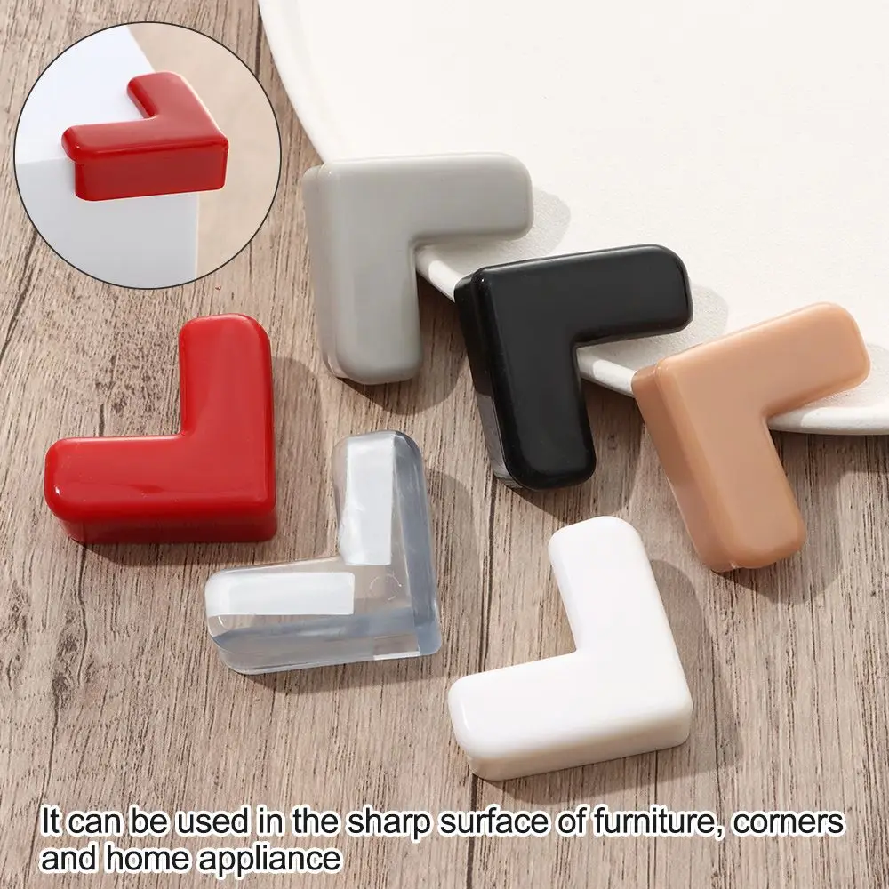 4Pcs Soft Safety Desk Anticollision Strip Table Corner Protector Edge Protection Corner Guards