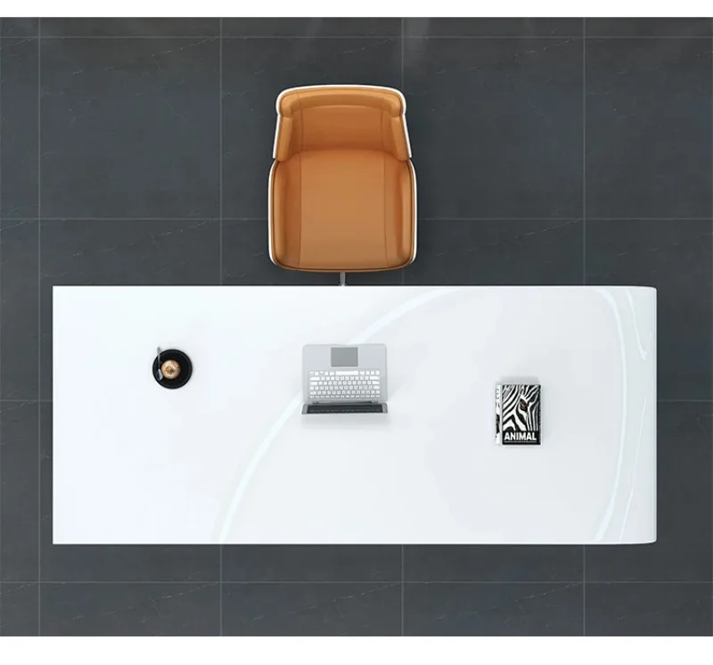 White Gaming Office Desk Large Household Luxury Laptop Computer Office Desk Corner Executive Writing Mesa Ordenador Furniture