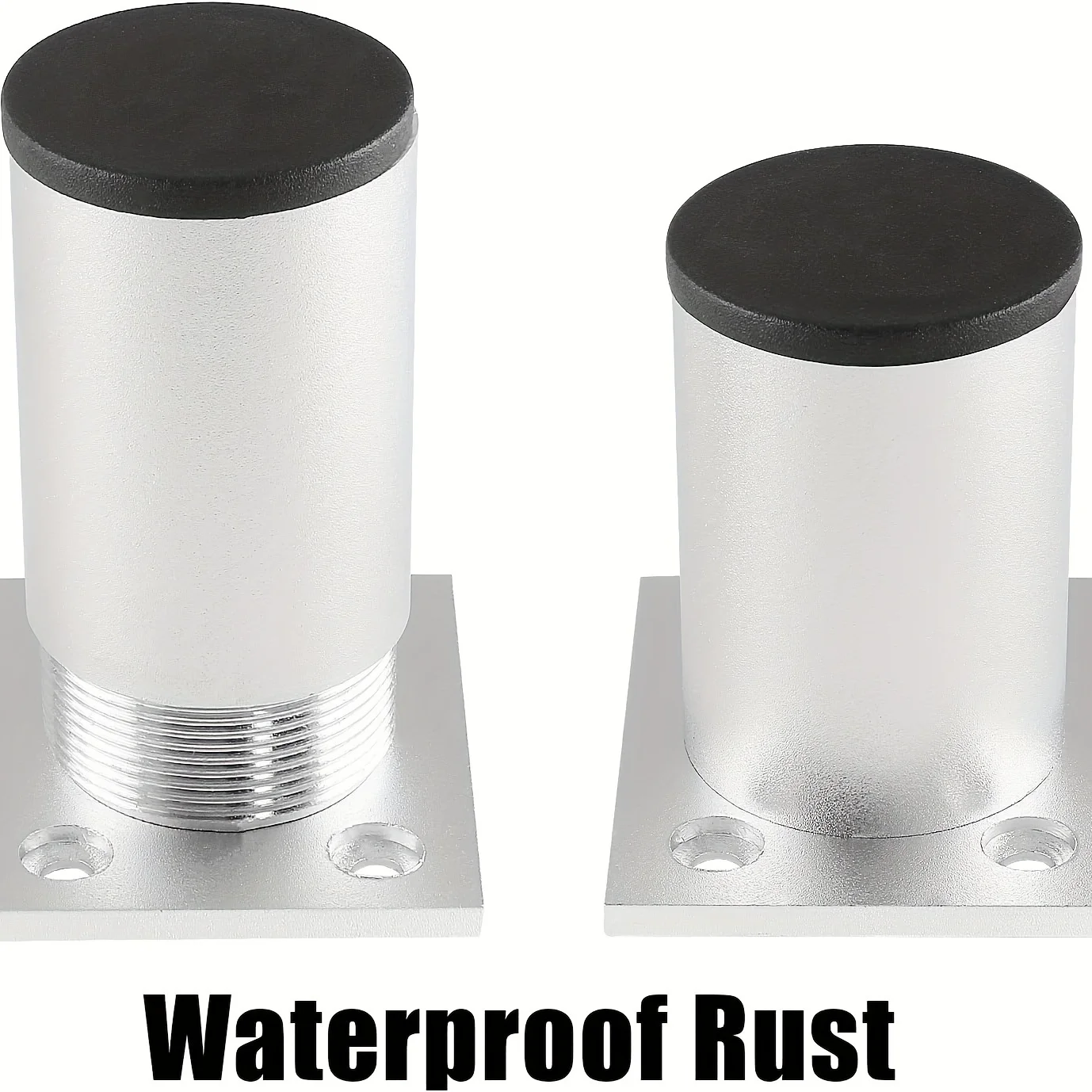 4pcs Furniture Legs Thickened Aluminum Alloy Cabinet Legs With Screws Adjustable Feet For Cupboard Sofa Kitchen Couch Bookcase