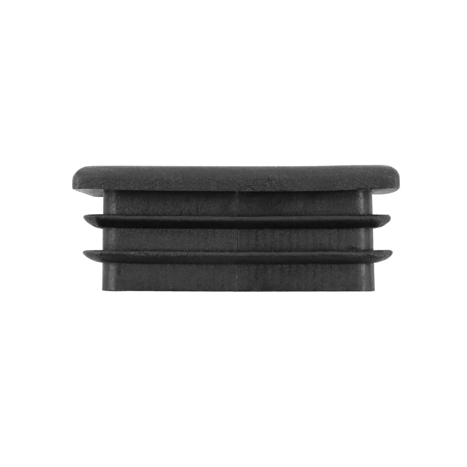 1-40Pcs Black Plastic Blanking End Caps Rectangular Pipe Tube Cap Insert Plugs Bung Furniture Tables Chairs Foot Pads Protectors