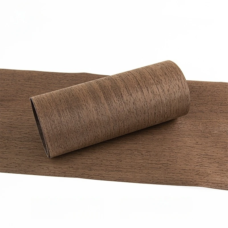 20x250cm Natural Wenge Straight Grain Wood Veneer for Furniture Making, Interior Design & Decorative Surface Projects