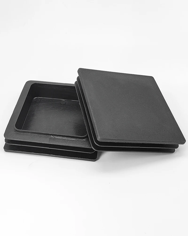 100x100mm Black/White Plastic Square Plug Furniture Table and Chair Foot Square Tube Plug End Cap Tube Pipe Insert Plug