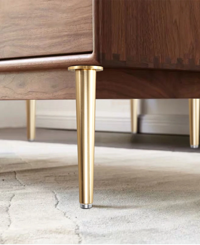 Aluminum Alloy Gold Legs For Tv Furniture Feet Foot Table Sofa Chair Leg Bathroom Cabinet 10/15/20/25CM Hardware Home Decor