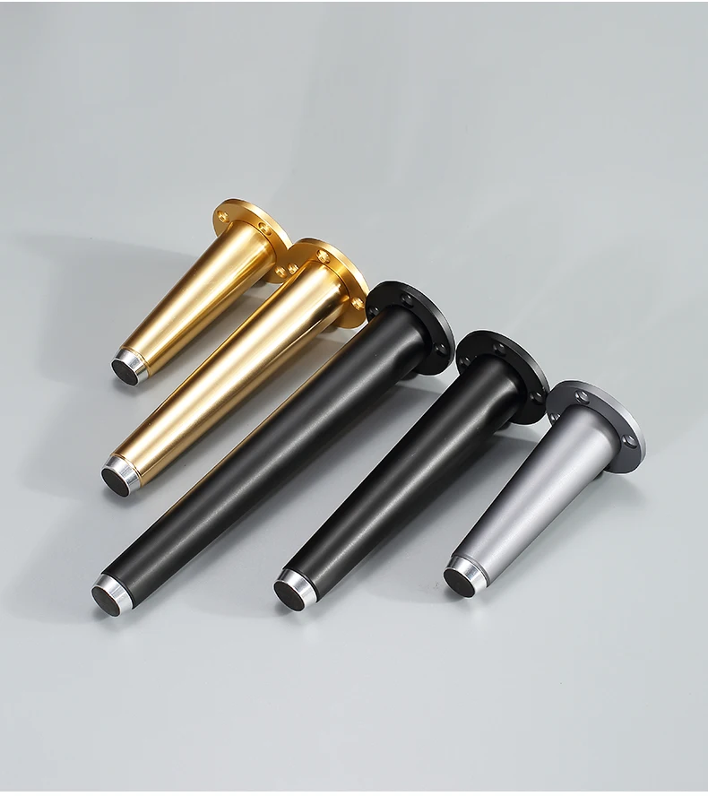 Aluminum Alloy Gold Legs For Tv Furniture Feet Foot Table Sofa Chair Leg Bathroom Cabinet 10/15/20/25CM Hardware Home Decor