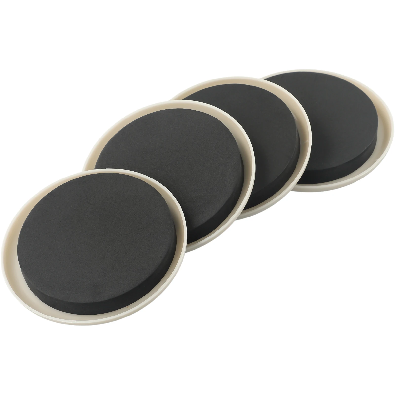 4pcs 3.5in Furniture Sliders For Carpet Heavy Duty Furniture Slider Movers Gliders Move Bed Sofa Bookshelf Closet Fridge So On