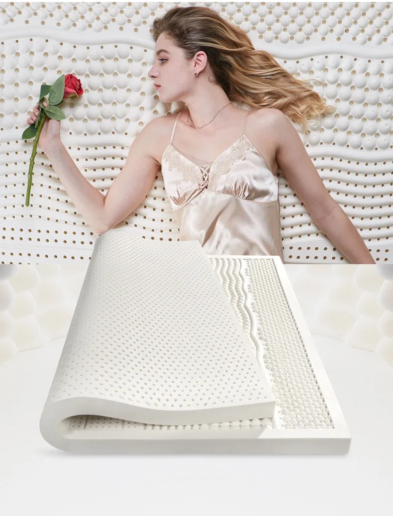 100% Natural Latex Liquid Mattress Thailand Tatami Slow Rebound Mattresses Press Mode Mattress With Cover Customizable Size