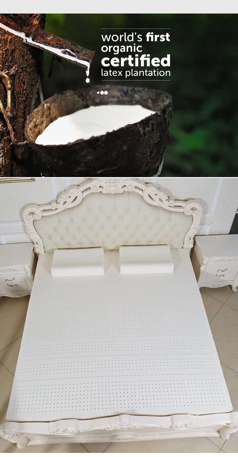 100% Natural Latex Liquid Mattress Thailand Tatami Slow Rebound Mattresses Press Mode Mattress With Cover Customizable Size