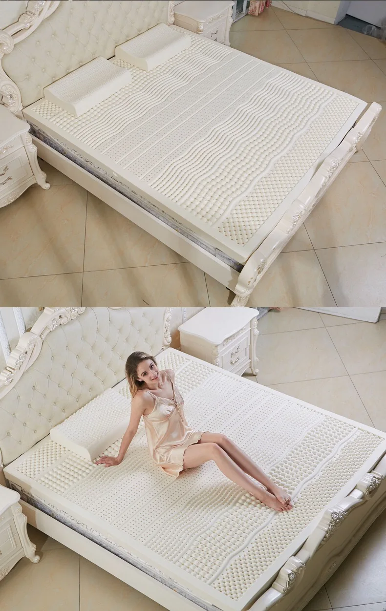100% Natural Latex Liquid Mattress Thailand Tatami Slow Rebound Mattresses Press Mode Mattress With Cover Customizable Size