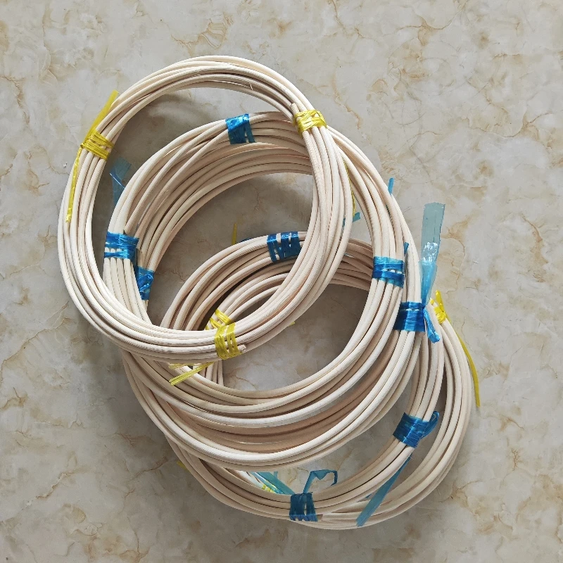 Real Natural Rattan Core Round Rattan Cane Cord Wicker Cane For Chair Basket Furniture Material 2-7mm Diameter 32.8 Feet(10M)