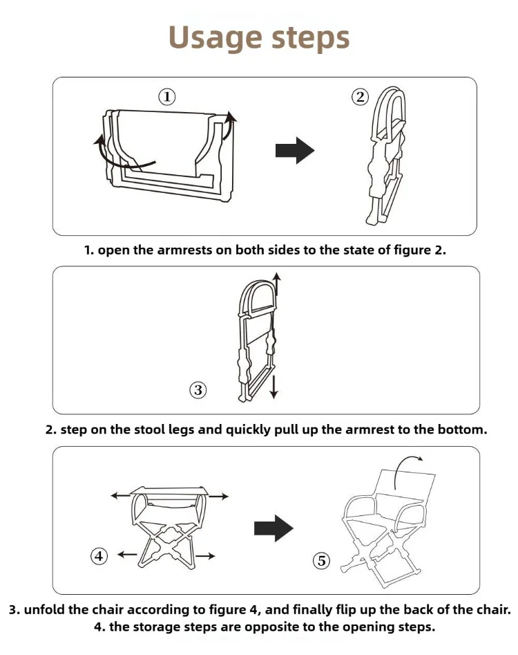 Nordic Outdoor Folding Chairs Metal Design Beach Chair Portable Bar Stools Modern Armchair Creative Minimalist Home Furniture