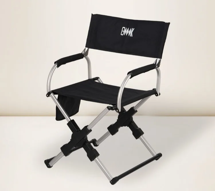 Nordic Outdoor Folding Chairs Metal Design Beach Chair Portable Bar Stools Modern Armchair Creative Minimalist Home Furniture