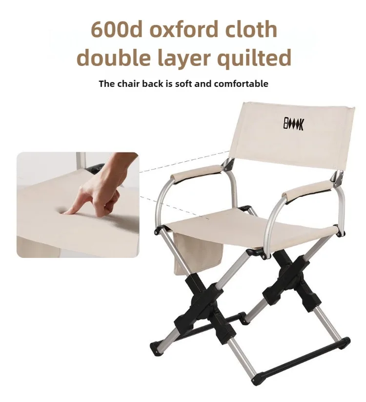 Nordic Outdoor Folding Chairs Metal Design Beach Chair Portable Bar Stools Modern Armchair Creative Minimalist Home Furniture