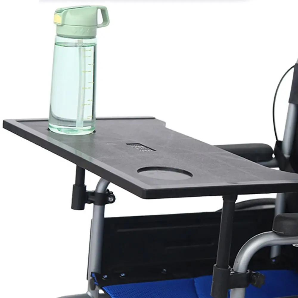 Lightweight Wheelchair Tray Table Detachable Waterproof Cup Holder Easy To Install Wheelchair Desk Lap Board
