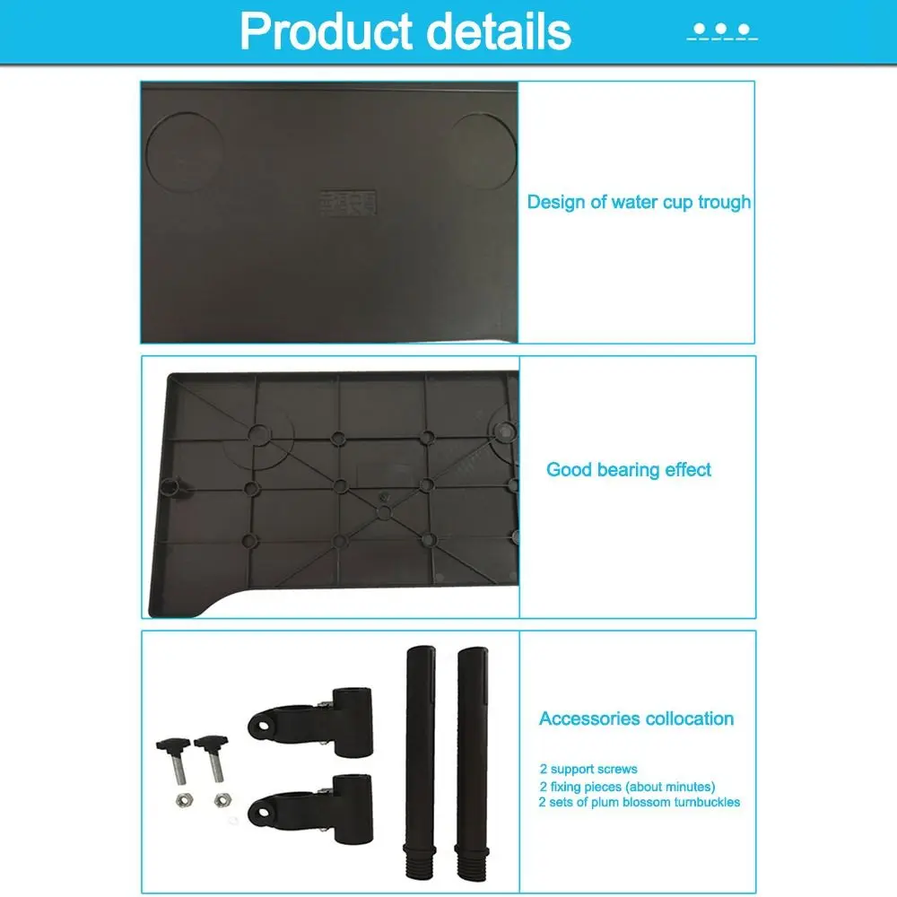 Lightweight Wheelchair Tray Table Detachable Waterproof Cup Holder Easy To Install Wheelchair Desk Lap Board