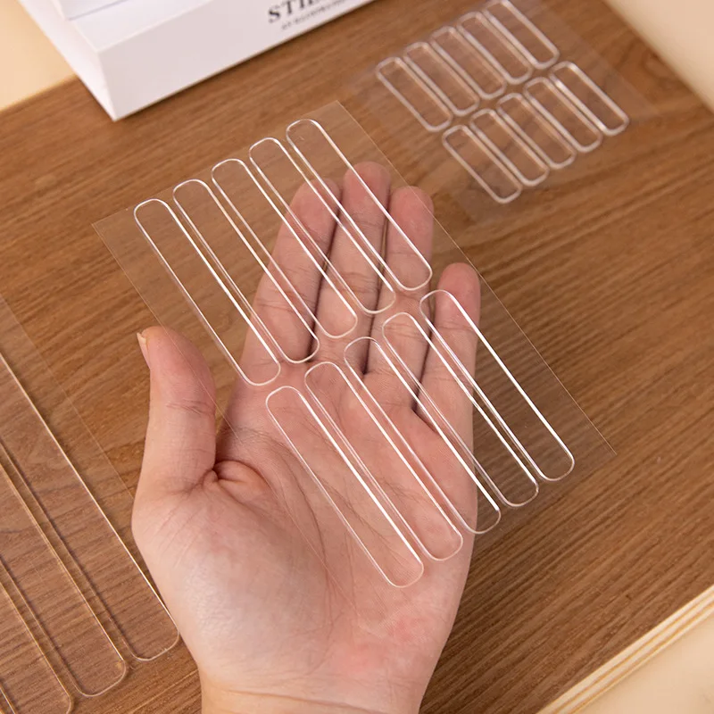 10Pcs Household Transparent Anti-Collision Sealant Strip, Transparent Silent Strip, Seamless Soft Rubber Anti-Fall Door Sticker