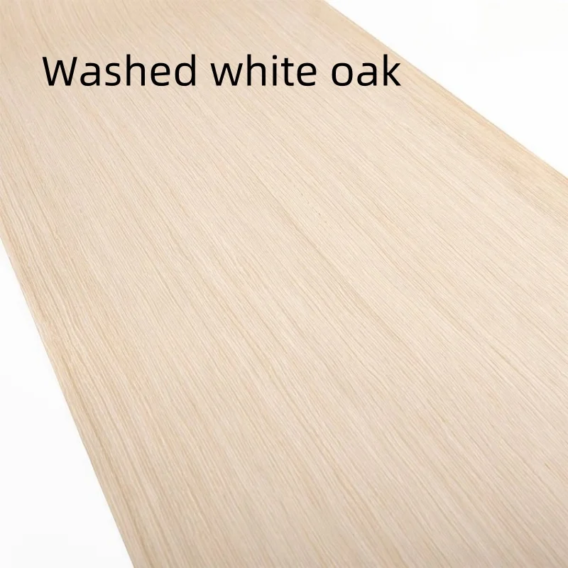 58x250cmT0.2mm Veneers For Wooden Doors White Oak Veneer Furniture Desktop Renovation Decorative Surface