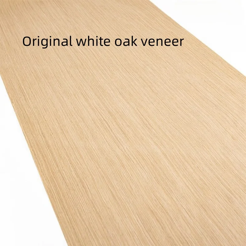 58x250cmT0.2mm Veneers For Wooden Doors White Oak Veneer Furniture Desktop Renovation Decorative Surface