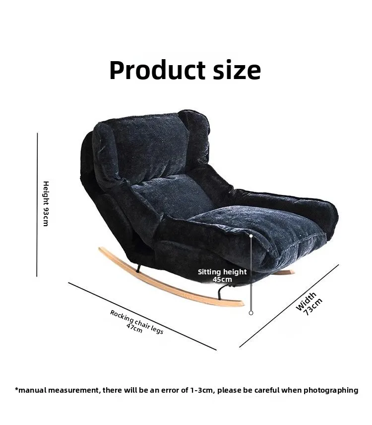 Lazy, Outdoor, Sofa, Adjustable, Rocking Chair, Balcony, Leisure, Recliner, Bedroom, Single, Backrest, Chair
